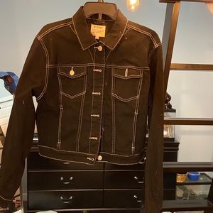Black jean jacket